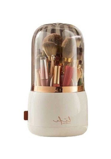 Tongxida Bosphorusboutique Makyaj Kutusu, Hafif Geçirmez, Beyaz As, Lüks Toz Saklama Kutusu Beyaz