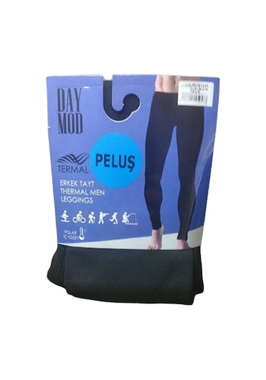 Erkek Polar Iç Yüzeyli Kalın Termal Tayt / Içlik
