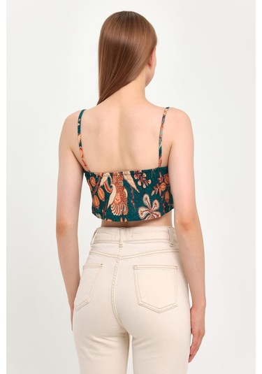 Alexandergardı Desenli Askılı Büstiyer B23-0069 001