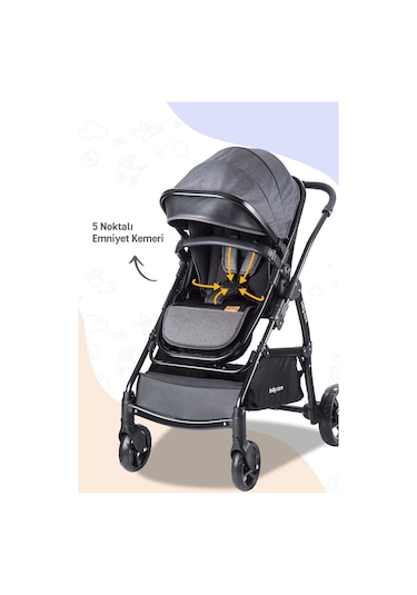 Bc 315 - Safari Pro Travel Sistem Bebek Arabası Siyah