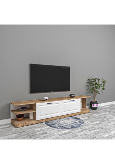 Galaxy Membran Tv Ünitesi Suntalam Beyaz