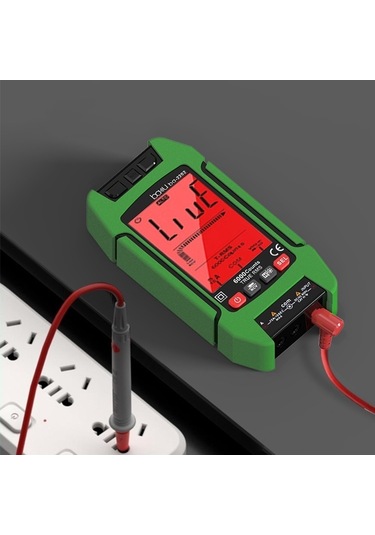 Butu Bakü Ba-2202 Dijital Multimetre Elektrikçi Bakım Direnci Test Cihazı Yeşil