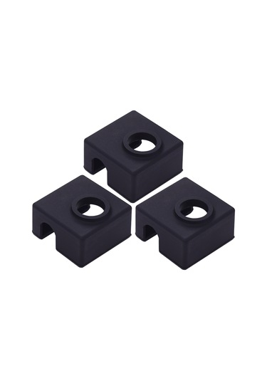 Konesam Mk9 Isı Bloku Isı Saklama Silikon Kılıfı, Sıcak Uç Sıcaklığını Sabitler, Yüksek Sıcaklık Materyalini Baskı Yap, Siyah 3 Adet Set