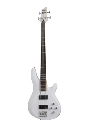 Schecter C-4 Deluxe Bas Gitar Satin White
