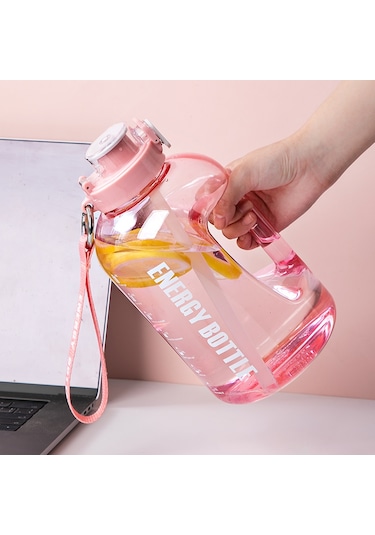 Sporcu Su Matarası 2500 Ml Pembe