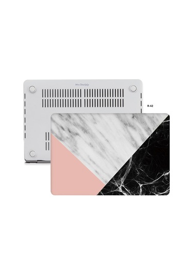 Macbook Pro Kılıf 13 İnç Mermer09nl Eski Hdmı'lı Model 2012-2015 A1425 A1502 İle Uyumlu R-42