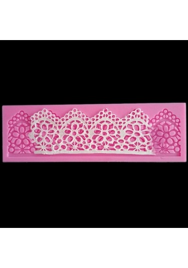 Dıy Pişirme Aletleri Dantel Silikon Kalıplar Fondan Kek Çevresel Dekorasyon Araçları Çikolata Kalıp, Size:lace Silicone Moulds Diğer