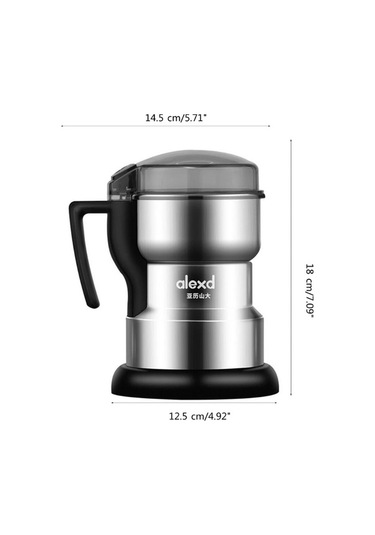 Createtech 400w Elektrikli Kahve Değirmeni Makinesi Mutfak İçin Hububat Ve Fındık Öğütücü