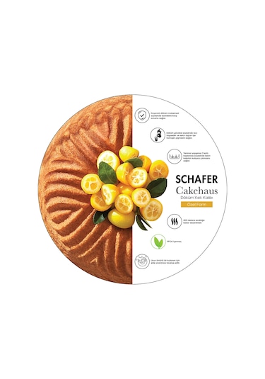 Schafer Cakehaus Kek Kalıbı+hazırlık Seti 6 Parça-gri Gri