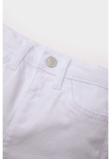 DeFacto Erkek Bebek Beyaz Jean Şort C2286A525SMWT34 Beyaz