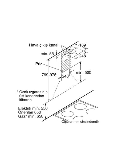 Siemens LC64WA621 Duvar Tipi 60 CM Davlumbaz