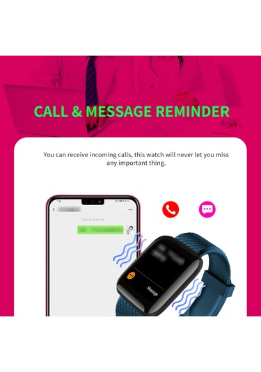 Kosona 1.44" Ekranlı Akıllı Saat (İthalatçı Garantili)