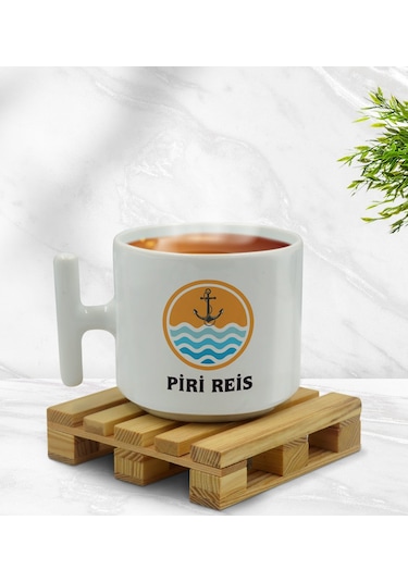 Bk Gift Kişiye Özel Tekne Marin Ve Denizcilik Tasarımlı T Kulplu Middle Kupa-6, Arkadaşa Hediye Kobitmeyencom33396 Bk Gift