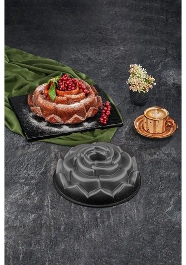 Gül Desenli Kek  Kalıbı