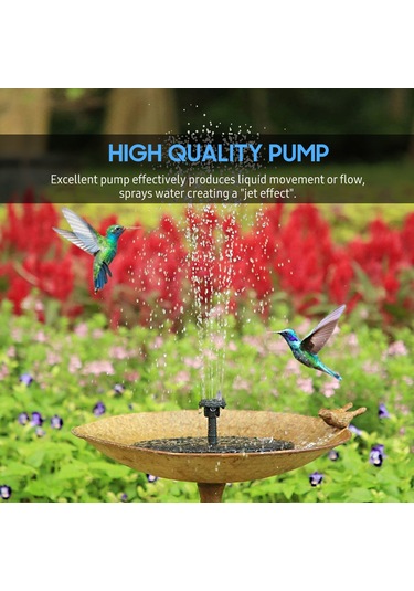 Neevoyu Güneş Enerjili Havuz Fırtınası - 4 Farklı Nozzle İle Dekoratif Su Sprayı, Bahçe Ve Akvaryum İçin