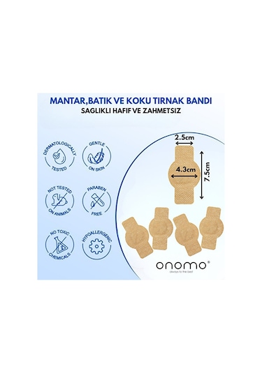 Health Tırnak Mantari Bandı, Hidrojel Tırnak Bakımı 5 Adet