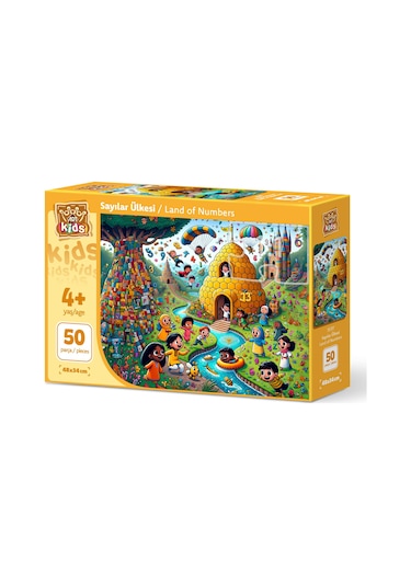 Art Çocuk Sayılar Ülkesi 50 Parça Puzzle