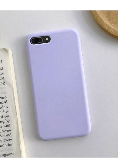 Apple İphone 7 Plus / 8 Plus Lansman Kılıf İçi Kadife Leke Tutmaz Yüksek Kalite Mor