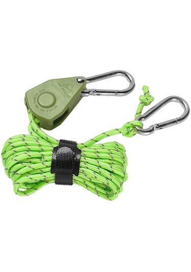 Suntek Cırcırlı Askı Halat Askısı Hızlı Kilitleme Yeşil Yeşil