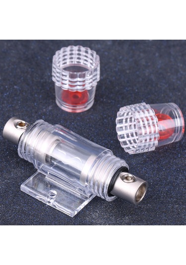 Reedark Otomotiv Ses Sistemi Koruyucu Sigorta Kutusu - 4 Adet 60a Sigorta, Su Ve Toz Dayanıklı, 8 Gauge Kablolar İçin Uyumlu