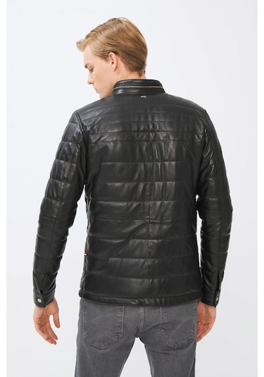 Drake Siyah Deri Mont 111528 001