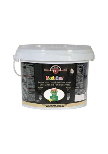 Fo Koyu Yeşil Şeker Hamuru 2500 G