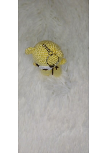Amigurumi Ayıcık Anahtarlık Sarı