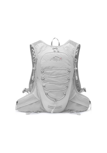 Inoxto 12 L Gri Dağcılık Koşu Bisiklet Omuz Çantası Gri