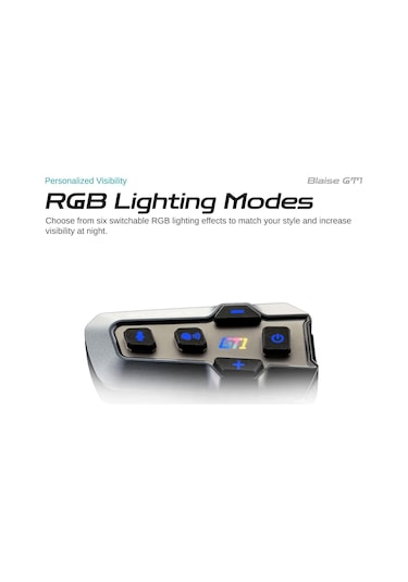 Blaıse Gt1 Bluetooth Motosiklet Intercom Siyah