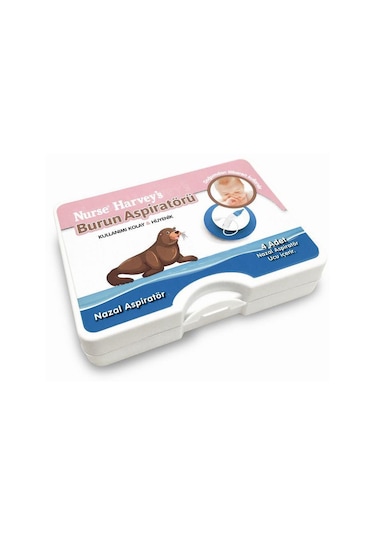 Nurse Harvey's Burun Aspiratörü ve Yedek Uç 4'lü Beyaz
