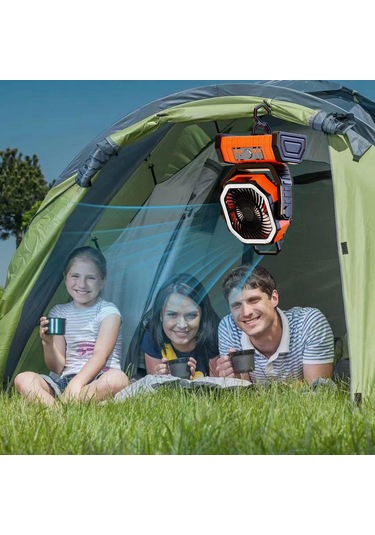 Jialan Kamp Fanı Asma Tavan Vantilatörü Işıklar İle Çok