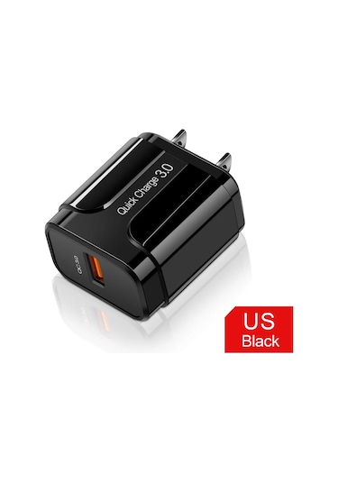 Snapbuy18w Qc3.0 Usb Hızlı Şarj Adaptörü iPhone Uyumlu, Uyumlu, Samsung Xiaomi İçin Evrensel Duvar Şarj Cihazı Dedistribütör Garantili