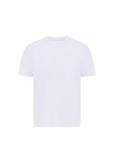 Luisa Erkek Oversize T-shirt Beyaz