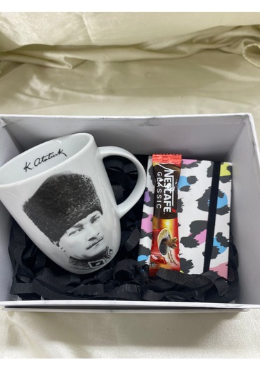 Atatürk Temalı Kupa Hediye Kutusu Öğretmenler Günü Hediyesi Şık Ve Anlamlı Hediye -