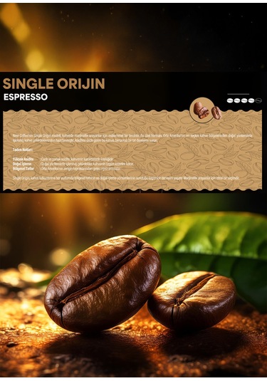 New Coffee Single Orijin Espresso Çekirdek Kahve Çekirdek 1 KG