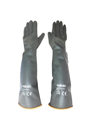 Hegi Hr Latex Endüstriyel Uzun Eldiven 55 Cm