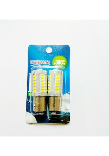 Carway Tek Duy 93 2'li Geri Vites Led Sinyal Stop Ampulü Beyaz Renk