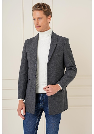 Ka 084 Slim Fit Lacivert Spor Kaban Lacivert