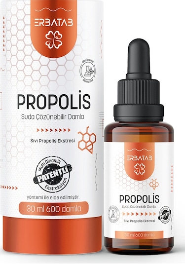 Erbatab Propolis Suda Çözünebilir Damla 30 ML