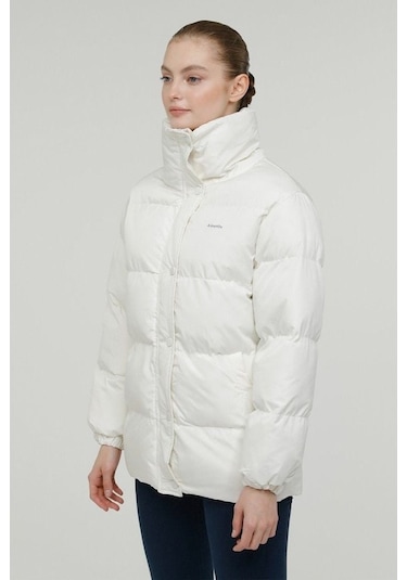 Kinetix Serena Coat 2pr Kadın Uzun Kaban W-sn2060-vanilya Beyaz