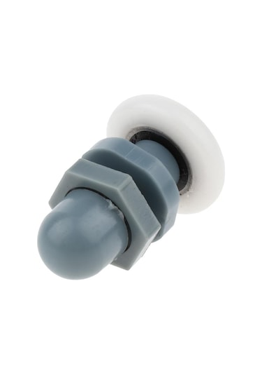 Homyl 10 Adet Tek Sürgülü Duş Kapı Muhafazaları Silindirler Gri