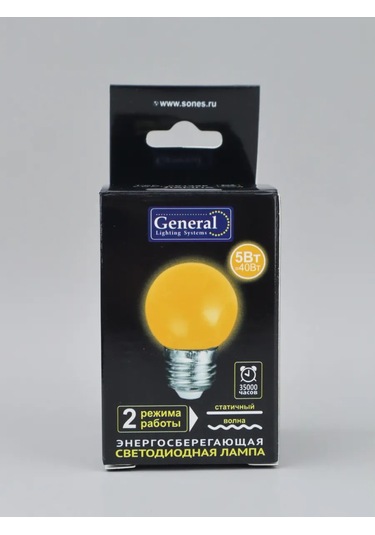 General Lighting Systems Sarı Led Ampul 5w E27 304757531
