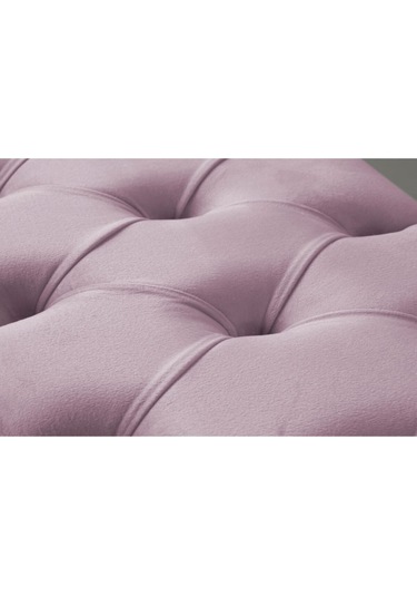 Pembe Chester Model Babyface Kumaş Bench&koltuk&tabure&pofuduk Yatak Odası Takımı Ucu&önü Puff