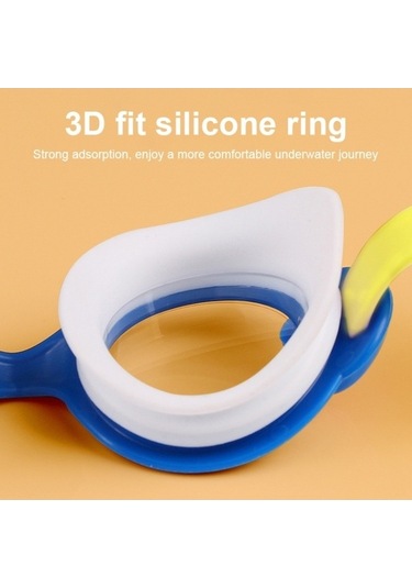 Artfulabode Mor Kedi Karikatür Jh8560 Gözlüğü Yüzme Şekli Önleyici Buhar Önleyici Çocuk Çok Renkli