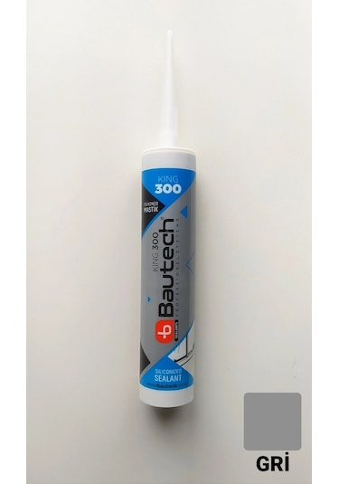 Gri Silikonize Mastik / Çekomastik 500 Gr. Gri Gri