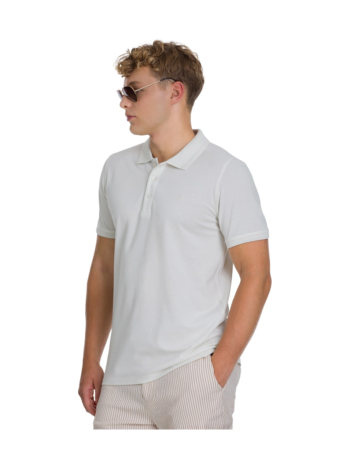 Hatemoğlu Taş Regular Fit 100% Pamuklu Polo Yaka Tişört 35222 6550777