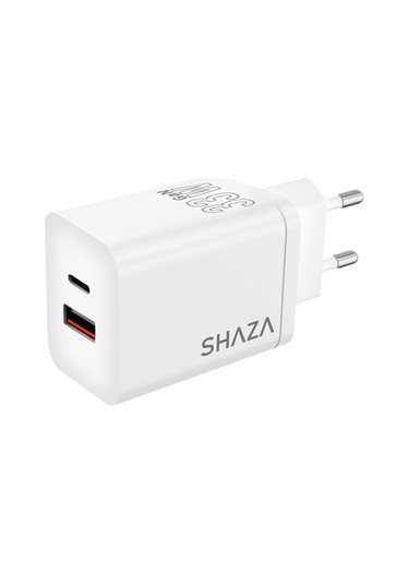 Shaza SG2501 33W USB QC3.0 + Type-C PD Şarj Adaptörü