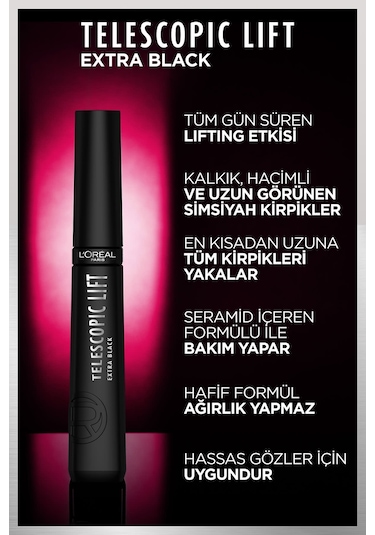 Telescopic Lift Extra Black Maskara