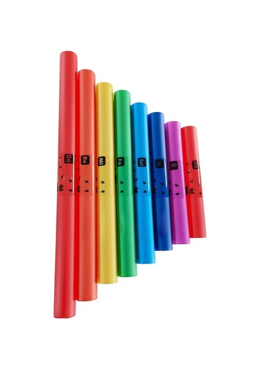 Renkli 8 Sesli Orff Vurmalı Çalgı Seti - Taşınabilir Ve Kolektif Performans İçin İdeal