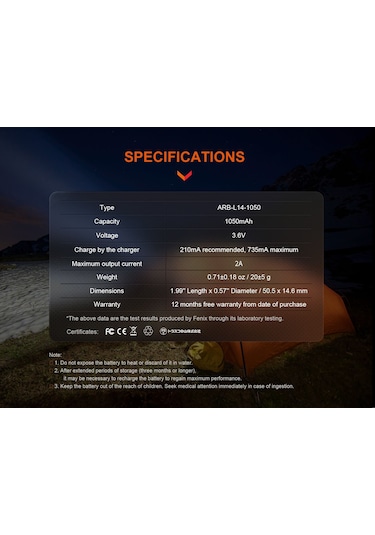 Arb-l14 1050 Şarjlı Pil
